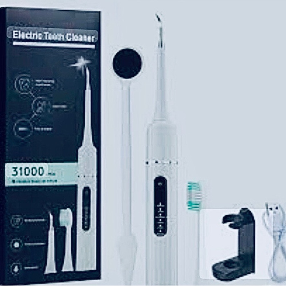 {SEALED} Electric Tooth Cleaner Oral Irrigator - New In Box Clean Teeth Vibrates